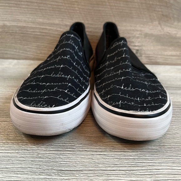 EUC Ladies First empower ll black and white keds with dream foam comfort size 11 - Picture 4 of 13